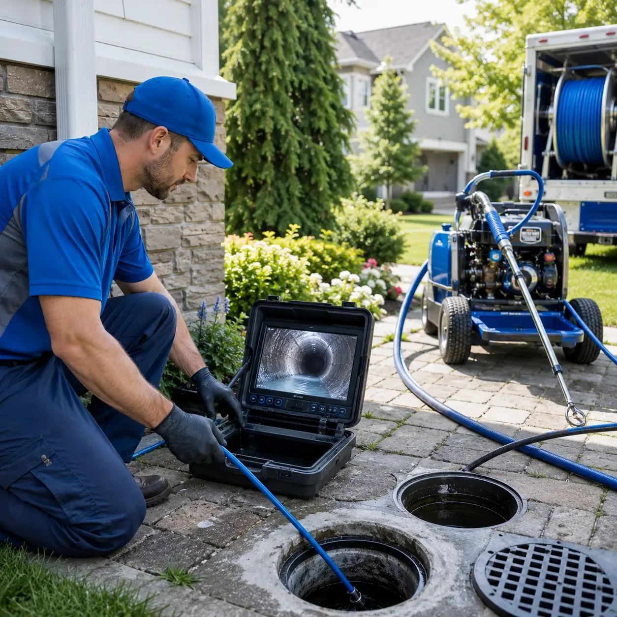 Outdoor drain cleaning professionals serving Clarendon, AR